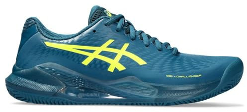 ASICS Challenger 14 Hombre Zapatos de Tenis Turquesa Amarillo