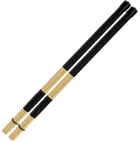 XNHIU Jazz Drum Sticks Bürsten Drumsticks Bambus Rod Drum Brushes Sticks für Jazz Folk Music (Schwarz)