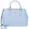 Princely London Handtasche Victoria Hellblau – Stilvolle Schultertasche aus Hochwertigem Veganem Leder – Praktische Eleganz für Büro, Alltag und Freizeit (Hellblau)