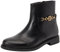 Tommy Hilfiger Donna Stivaletti Chain Low Bootie in Pelle, Nero (Black), 41