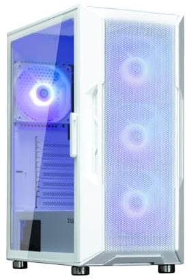 Boitier Moyen Tour ATX Zalman I3 Neo aRGB avec Panneau vitré (Blanc)
