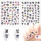 Lanseede 2 sheets Niedliche Kawaii Cartoon Nagelaufkleber für Frauen, Mädchen, Geschenk (150+ Decals) (Kuromi), LS_112