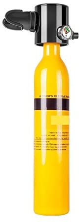 Mini tanque de buceo portátil, Mini Cilindro De Oxígeno, Enseñanza De Buceo, Rebreather Subacuático, Equipo De Natación, Bolsa De Almacenamiento De Cilindro Pequeño For Buceo para rescate de exploraci