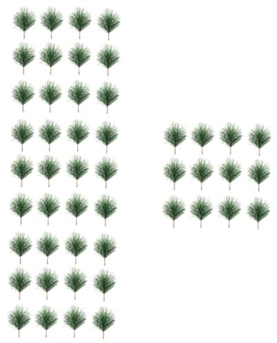 CORHAD 96stücke Künstliche Kiefernzweige Weihnachtsdeko Tannenzweige Für Weihnachtsbaum Tischdekoration Für Festliche Anlässe Und Partys