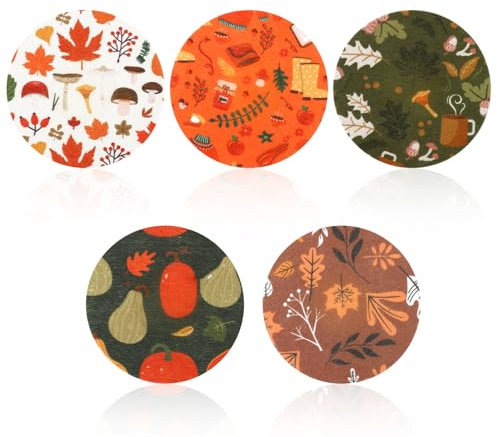 25St Klebepflaster für Libre 2/3, Wasserfest Sensorabdeckungen Herbststil Cgm Sensor Pflaster Schweißfest Sensor Aufkleber Überpflaster Kompatibel mit Libre (Nicht Porös)