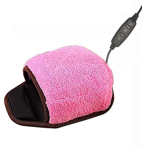 HOHOVYVY beheizte maus,USB-beheizte Computerkissen-Handwärmer,Beheiztes Pad Handwärmer mit Handgelenkschutz Home Office Laptop Arbeit USB Power(Pink)