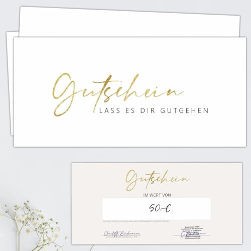 25 Blanko Gutscheine zum selbst Ausfüllen | Nagelstudio Friseur Kosmetik Massage Wellness Fußpflege | Gutscheinkarte Geschenkgutschein zum selber ausfüllen