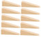 IWOWHERO Lot de 10 butées de Porte en Bois pour Portes Lourdes et Robustes Installation Facile 10 x 3 x 3 cm