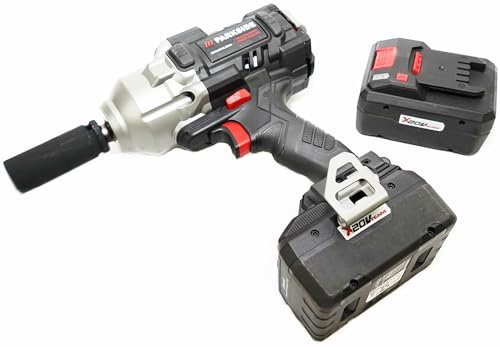 Parkside Performance PASSP 20-Li C4 Visseuse à percussion sans fil 20 V 1/2 1356 Nm en lot/set avec mètre pliant (avec 2 batteries 8 Ah)