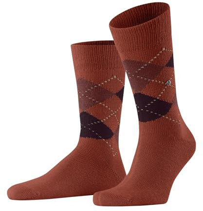 Burlington Herren Socken Preston M So weich und warm gemustert 1 Paar, Orange Dutch 8041, 40-46