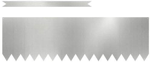 vidaXL Raseneinfassung 20 STK. 100 x 0,05 x 30 cm Verzinkter Stahl