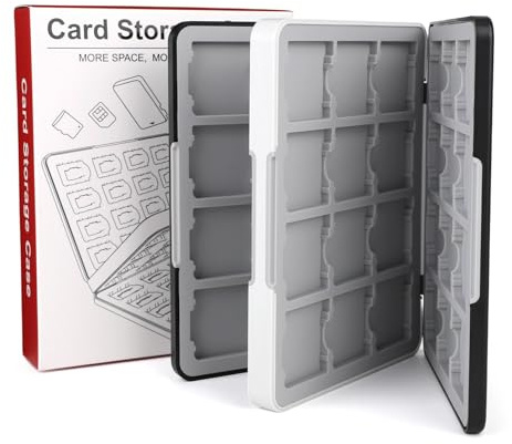 48-Slot Game Card Case Compatible with Switch NEW 3DS XL/NEW 3DS / DSi XL/DSi LL/DS Lite, Hard Shell with Silicone Lining & Magnetic Closure Cartridge Holder Storage Organizer Carry Bag Accessories