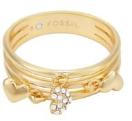 Fossil Sutton Damen Goldfarben Messing Ring, JA73047109