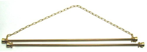 Brass Bell Pull Ends - 24cm / 9.5 Inches