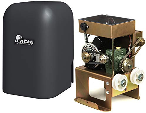 Eagle-1 Slide Gate Operator with 2 Wireless Remotes, Security Reflective Photo Eye Monitored, and Receiver – ½ HP Residential Home Slide Gate Opener – Easy to Install