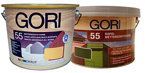 Gori 55 WetterschutzfarbeDer Allrounder 5 Liter Ocker 3165