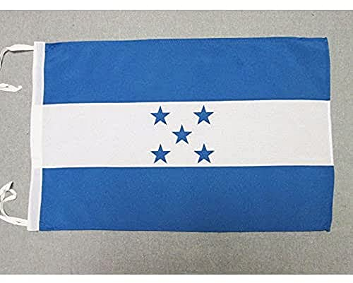 BANDERA de HONDURAS 45x30cm - BANDERINA HONDUREÑA 30 x 45 cm cordeles - AZ FLAG