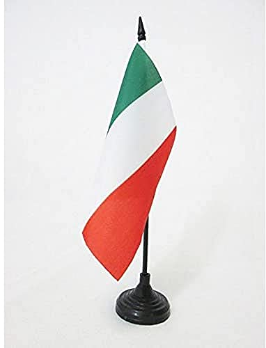 BANDIERA DA TAVOLO ITALIA REPUBBLICA CISALPINA 15x15cm - PICCOLA BANDIERINA ITALIANA ANTICA 15 x 15 cm - AZ FLAG
