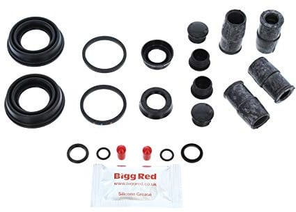 Bigg Red - Rear Brake Caliper Repair Kit - Compatible with Mini R50 R52 R53 2002-2006, Civic Fk 2012-2018