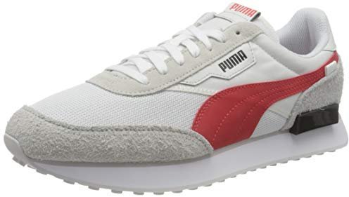 PUMA Unisex Future Rider Vintage Sneaker, White Nimbus Cloud, 45 EU