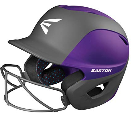 Easton | GHOST Softball Batting Helmet | Two-Tone Matt Purple/Charcoal | Large/XLarge