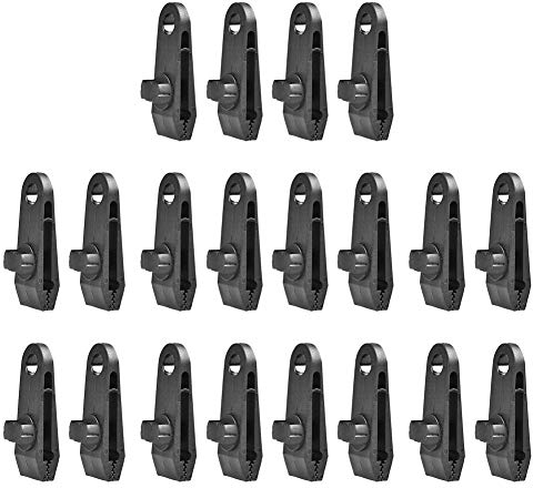 Campingzelt Clip 10 stücke, Mini Feste Zelt Snaps Im Freien Markise Plane Clips Haken Schnalle Kleiderbügel (20pcs)