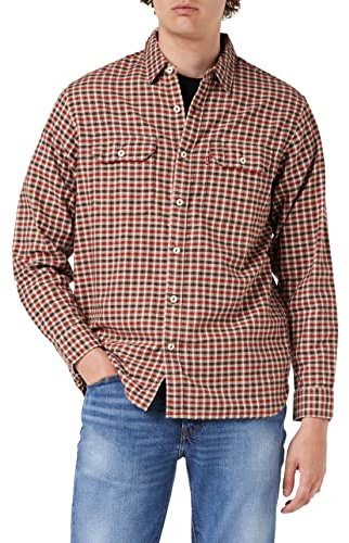 Levi's Men's Jackson Worker Shirt Sandshell (Brown) XL