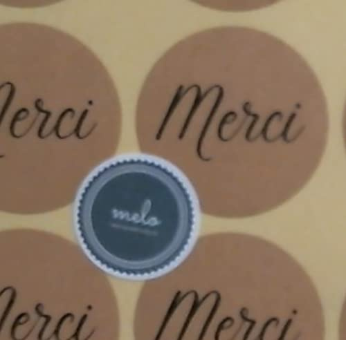 Selbstklebendes Etikett, Motiv: Merci Craft.