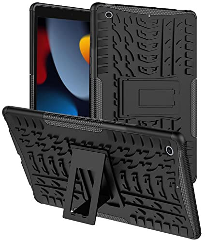 Verco Étui de protection pour iPad 10.2 (2020/2021) (8ème génération) - Noir