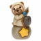 THUN - Teddy Astronauta Angeln EIN Stern - Leben, Symbole, Bonboniere Taufe - Handgemalte Keramik - 5,2 x 4,2 x 7 cm h