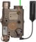 Zhongren Tactical PEQ Box PEQ-15 Battery Case Red+ White LED Flashlight for Airsoft Paintball Hunting AEG GBB CQB (Tan, Green)