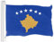G128 Kosovo-Kosovar-Flagge,90x150 cm,LiteWeave Pro Serie bedruckt 150D Polyester,Länderflagge, für drinnen und draußen, lebendige Farben, Messingösen, dicker und langlebiger als 100D 75D Polyester