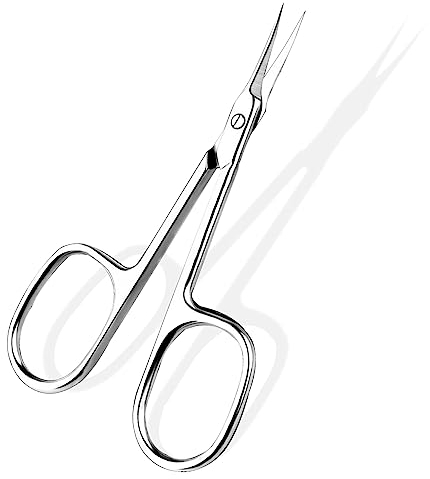 1 Stück Nagelschere Hautschere, Nail scissors Professionelle für Hände und Füße, Augenbrauen und Nasenhaar schere, Rostfreiem Edelstahl Nagelschere