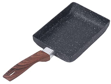 Tamagoyaki Japanese Omelette Pan,Square Japanese Omelette Pan,Non Stick Egg Roll Pan,Breakfast Flat Pan Japanese Omelette Frying Pan for Home Kitchen Egg(S)
