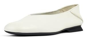 Camper Women's Casi Myra K201253 Ballerina, White Natural 026, 6 UK