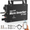 DEWIN Solar Mikrowechselrichter, Wechselrichter 600W MPPT Einspeisewechselrichter Stapelbares PV Grid Tie Inverter mit WiFi-Kommunikation APP-Überwachung AC 230V