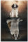 Strunt Retro Bernhardiner Metallposter Bernhardiner Believe In Yourself Metall-Blechschilder Vintage Plakette Wanddekoration Geschenk für Büro Zuhause Küche Club Bar Fitnessstudio 20,3 x 30,5 cm