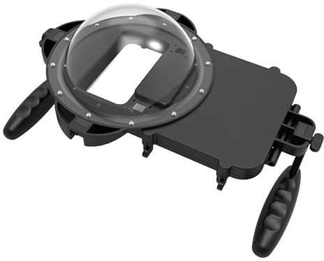 Ronyme Coque de téléphone de plongée pour Smartphone, boîtier étanche, Accessoire de Protection avec Port dôme Transparent pour Les Amateurs de plongée,