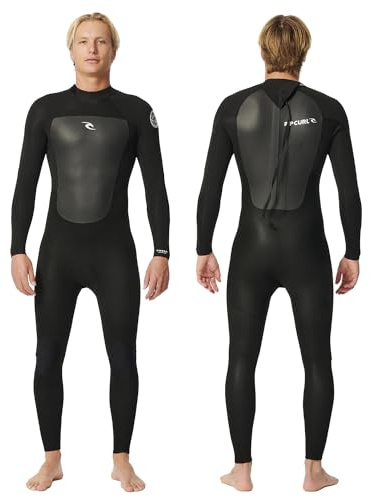Rip Curl - Omega 4/3 mm Neoprenanzug Back Zip - dehnbares Neopren und verstärkte Nähte, ideal für Wassertemperaturen zwischen 12 und 15 ° C