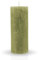 HS Candle Rustikale Stumpenkerze Olive Ø7cm x 18cm - vers. Farben/Größen - lang Brenndauer Antik Kerze, Duftfreie Altarkerze - Dekokerze