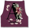 Schürze - und - Buchstabe anpassbar mit Name I Geschenk Initialen - 85x69 - Aubergine - personalisierte kochschürze geschenke für ältere damen buchstaben a backschürze schürze+personalisiert
