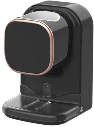 FAMKIT Automatischer Zahnpastaspender, Wandmontage, elektrischer Sensor für Zuhause und Badezimmer, Schwarz