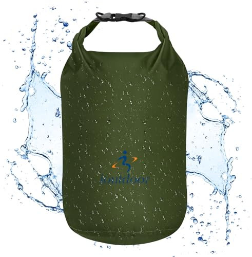 ioutdoor Dry Bag 2L/5L/10L/20L/40L/70L wasserdichte Tasche, Ultra-Light Trockensack Wasserdicht, Abriebfest, Reißfest, für Kajakfahren, Strand, Schwimmen, Camping, Wandern Reisen