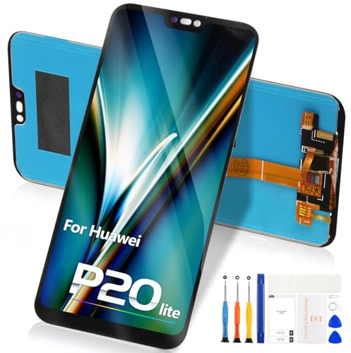 Pantalla LCD para Huawei P20 Lite/Nova 3e LCD Display para Huawei P20 Lite Touch Screen Pantalla táctil Digitizer Replacement Assembly ANE-LX2 ANE-L22 ANE-LX1 ANE-L21 ANE-AL00 ANE-TL00