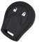 MUEOSI 2 Button Silicone Remote Key Case, for NISSAN, Note, for Micra, Juke, for Qashqai, Tiida, for X-TRAIL, Cube NV200 Fob Shell Cover Skin Holder car key shell