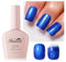Imtiti Smalto gel perlato, 1 pezzo di smalto gel UV LED blu scintillante, lunga durata, manicure fai da te a casa per la primavera e l'estate (10ML-961)
