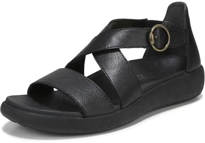 Vionic Harmony RX Women's Flat Sandals with Arch Support Black UK 3.5 Wide Fit
