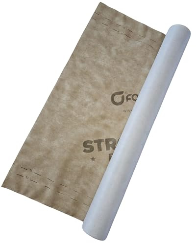 EraGreen Premium Unterspannbahn 115g/m² - Dachbahn in 1,5m x 10m UV-stabil - flexible dreilagige hochdiffusionsoffene Unterdeckbahn - Schalungsbahn reißfest witterungsbeständig und wasserdicht