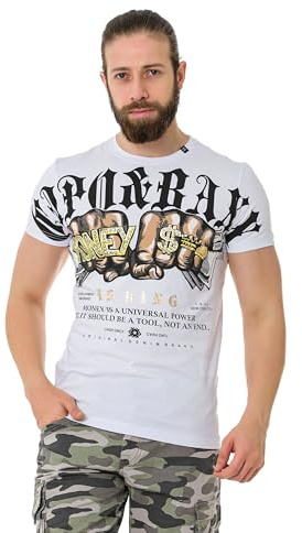 Cipo & Baxx Herren T-Shirt Freizeit Sommer T-Shirt