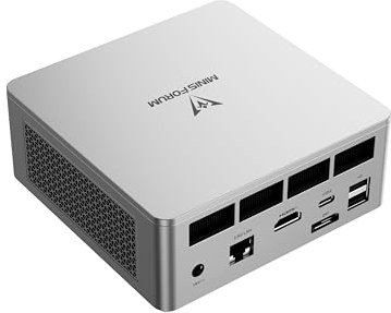 MINISFORUM UM750L Slim Mini PC, AMD Ryzen 5 7545U Mini Computer(6C/12T, Up to 4.9GHz), 32GB LPDDR5 RAM & 1TB PCIe 4.0 SSD, HDMI/DP/USB4, 4 x USB Type A,2.5G LAN,WIFI6E/BT5.3